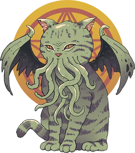 Cathulhu - cthulhu, cat, mashup, katze, Catthulhu, monster, Old one, elder god, lovecraft, h.p. lovecraft